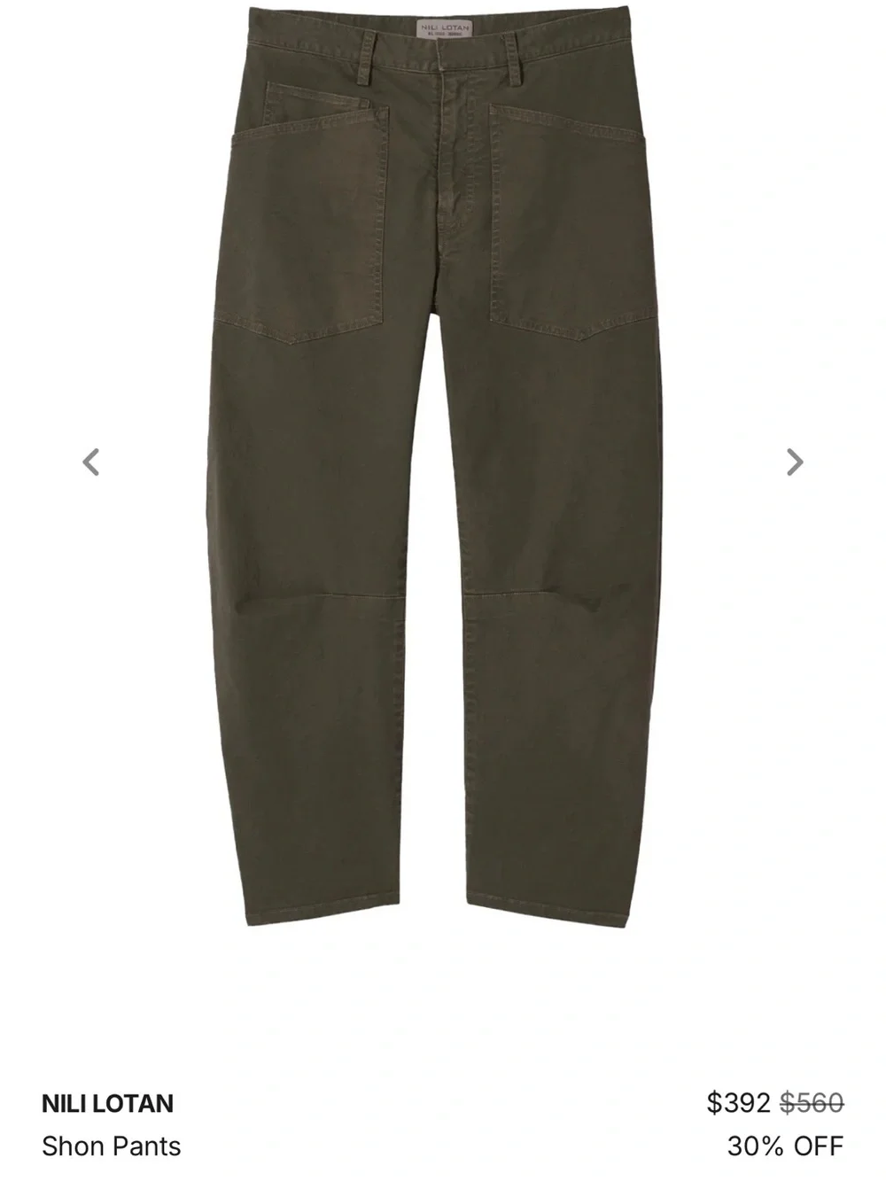 Nili Lotan Shon cotton pants - Picture 2 of 6